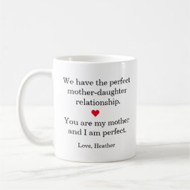 Liebe Mama Funny Perfect Mütter Tagesgeschenk Kaffeetasse