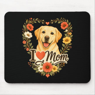 Liebe Mama für Golden Retriever Mütter Eine Puppy Mousepad