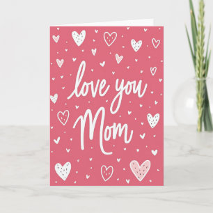 Liebe Mama Handgemachte Karte
