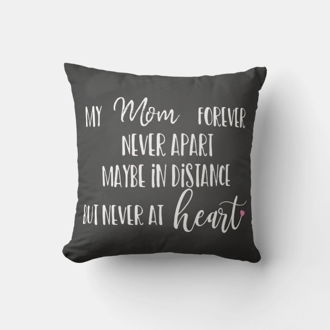 Liebe Mama hat nie ein Ferngeschenk auseinandergen Kissen (Vorderseite)