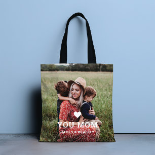 Liebe Mama, individuelles Foto-Geschenk zum Mutter Tasche