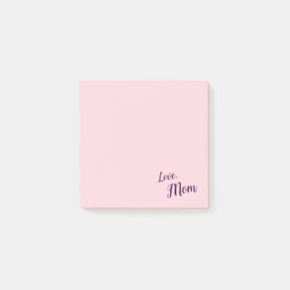 Liebe-Mama-klebrige Anmerkungen Post-it Klebezettel