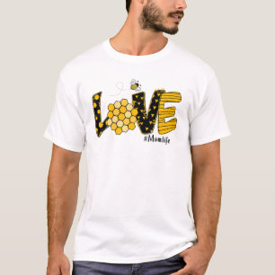 Liebe Mama Leben glückliche Frühlingsmütter Hummel T-Shirt