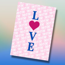 LIEBE Mama Moderne elegant wir Liebe Mama
