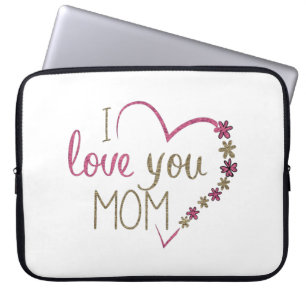 Liebe Mama Mütter Tag Herz Laptopschutzhülle