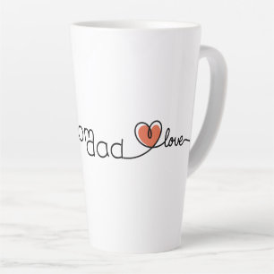 Liebe Mama Papa Text Süße Rote Herz Tasse