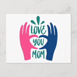 Liebe Mama Postkarte