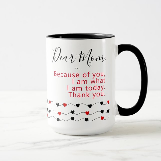 Liebe Mama-Redewendungen - beste Mama Tasse (Rechts)