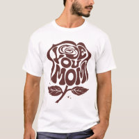 Liebe Mama Rose Typografie
