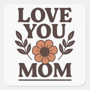 Liebe Mama Sweet Aufkleber