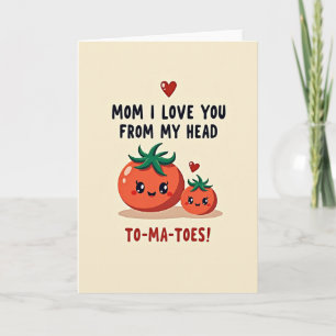 Liebe Mama Tomaten Lustige Karte
