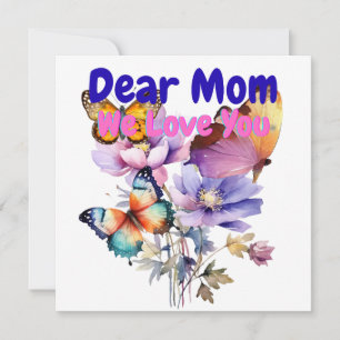Liebe Mama, Wir Liebe Sie Einladung