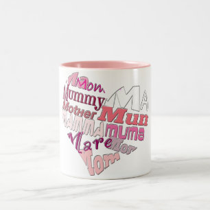 Liebe-Mama Zweifarbige Tasse