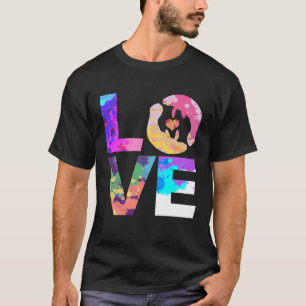 Liebe Mana s Colorful Sea Cow Trichechidae Mans L T-Shirt
