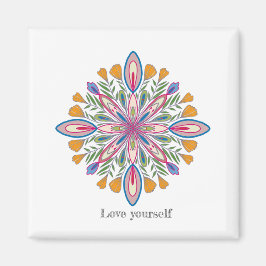 Liebe Mandala Floral Magnet