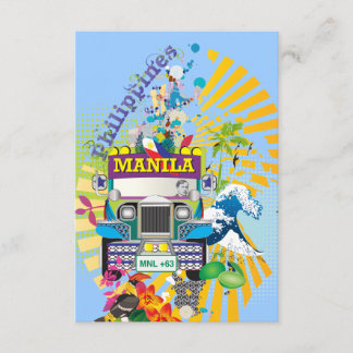 Liebe Manila, Philippinen Einladung