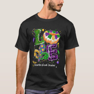 Liebe Mardi Gras Party Festiva der Vierten Klasse T-Shirt