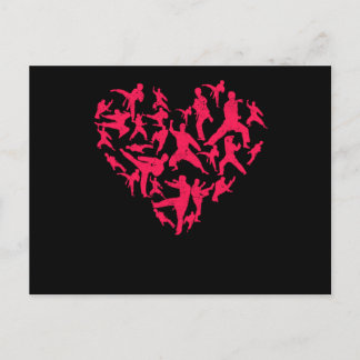 Liebe Martial Arts Fortbildung Karate Tae Kwon D Postkarte