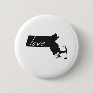 Liebe Massachusetts Button
