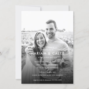 Liebe Maternity Foto Paare Kinderdusche Einladung