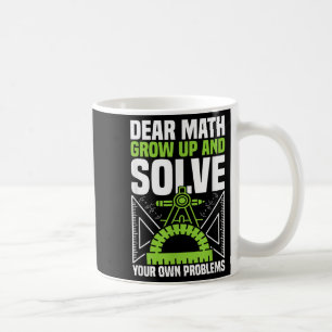 Liebe Mathe wächst auf und löst Ihre eigenen Probl Kaffeetasse