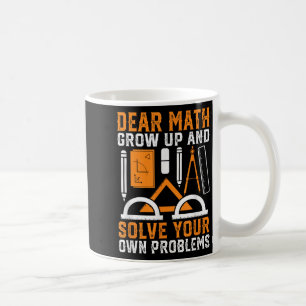 Liebe Mathe wächst auf und löst Ihre eigenen Probl Kaffeetasse