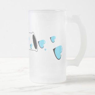 Liebe Mattglas Bierglas