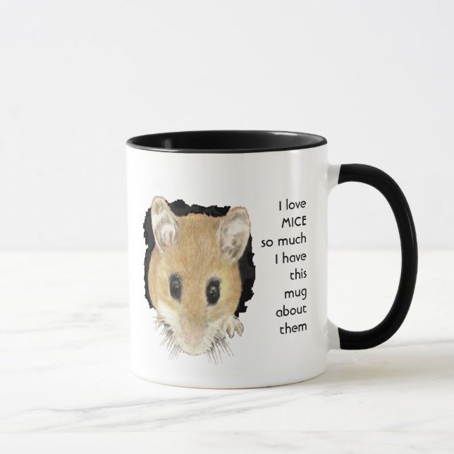 Liebe Mäuse Maus so viel Spaß Zitat Tasse (Rechts)