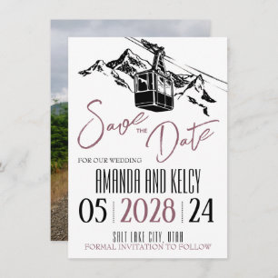 Liebe Mauve Save The Date
