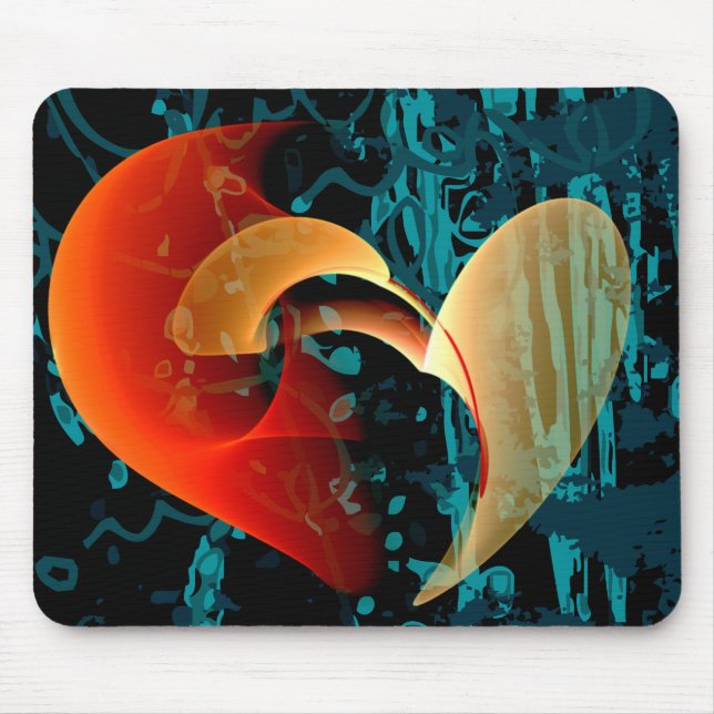 Liebe Me Brago-Mitchell Kunst-Fraktal Mousepad (Vorne)