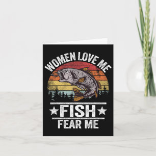 Liebe Me Fish Fee Me Men Fisher Vintag Funny Fish Karte