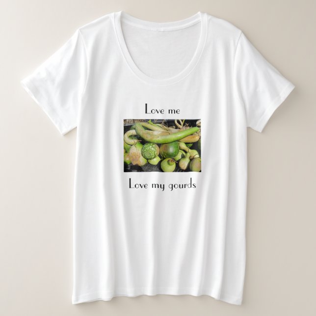 Liebe Me Liebe Mein Gourds T - Shirt für Gourmets (Design vorne)