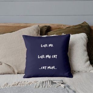 Liebe Me Liebe Meine Katze Funny Niedlich Cool Nav Kissen