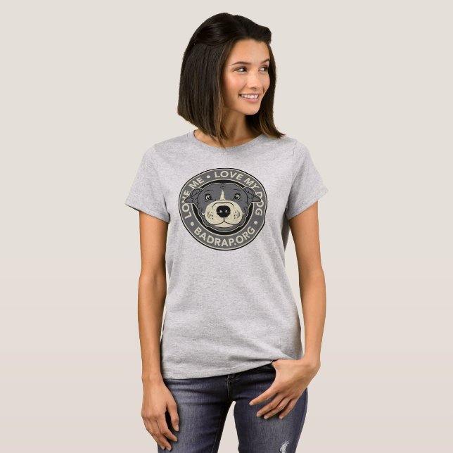 Liebe Me Liebe My Dog Jersey T-Shirt (Vorne ganz)