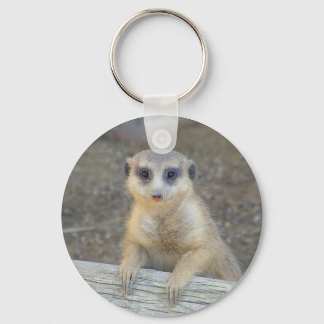Liebe Me Meerkat Schlüsselanhänger (Vorderseite)