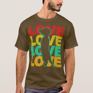 Liebe Meerkat Suricate Wilderness Africa Animals Z T-Shirt