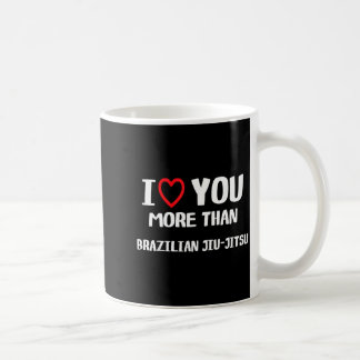 liebe mehr als brasilianisches Jiu-Jitsu-Shirt Män Kaffeetasse