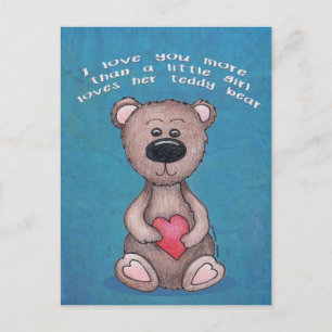 Liebe Mehr Postkarte