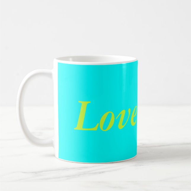 Liebe mehr Tasse (Links)