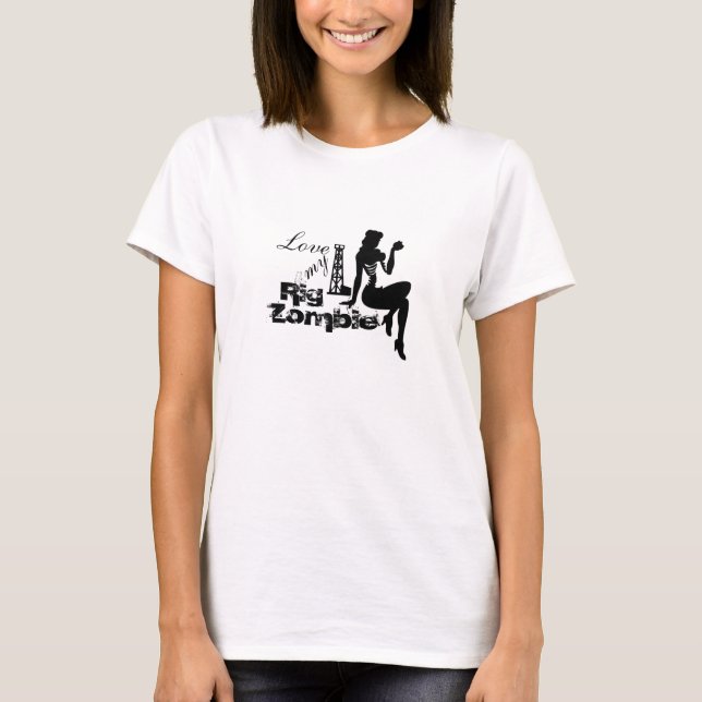 Liebe mein Anlage-Zombie T-Shirt (Vorderseite)