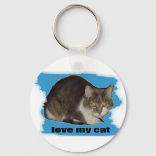LIEBE MEIN CAT SCHLÜSSELANHÄNGER