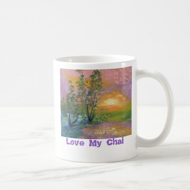 Liebe mein Chai Kaffeetasse (Rechts)