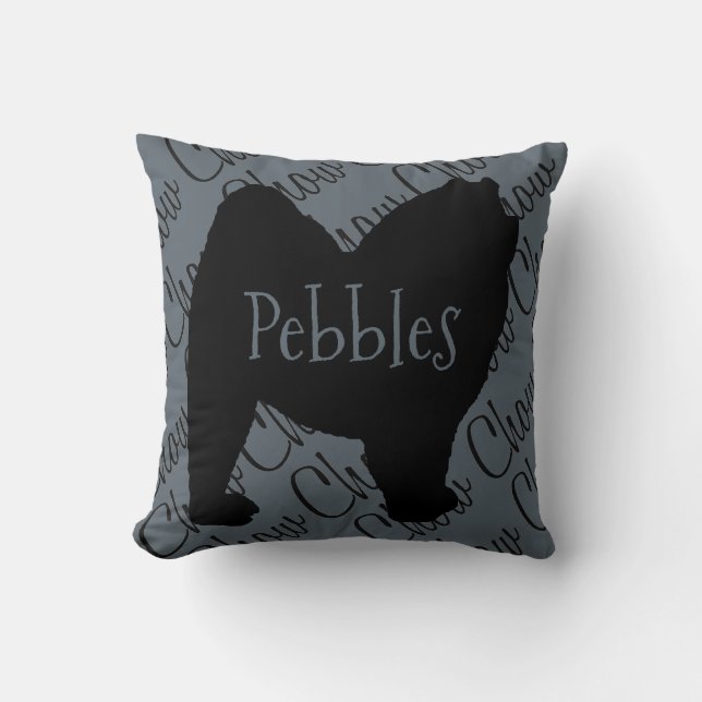 Liebe Mein Chow Dog Kissen (Vorderseite)