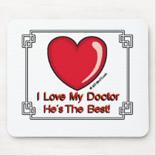 Liebe mein Doktor - er ist das Beste! Mousepad