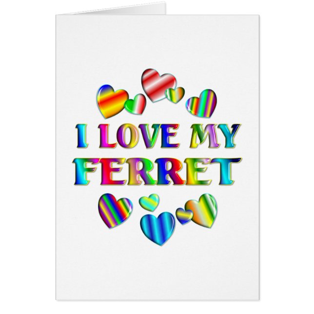 Liebe mein Frettchen (Vorne)