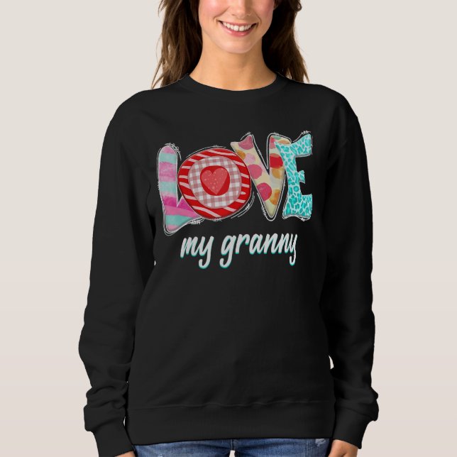 Liebe Mein großer glücklicher Muttertag Sweatshirt (Vorderseite)