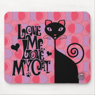 Liebe mein Katze mousepad