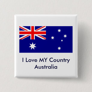 Liebe MEIN Land-Australien-Flagge jGibney das Button