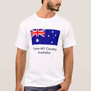 Liebe MEIN Land-Australien-Flagge jGibney das T-Shirt