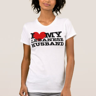 Liebe mein libanesischer Ehemann T-Shirt